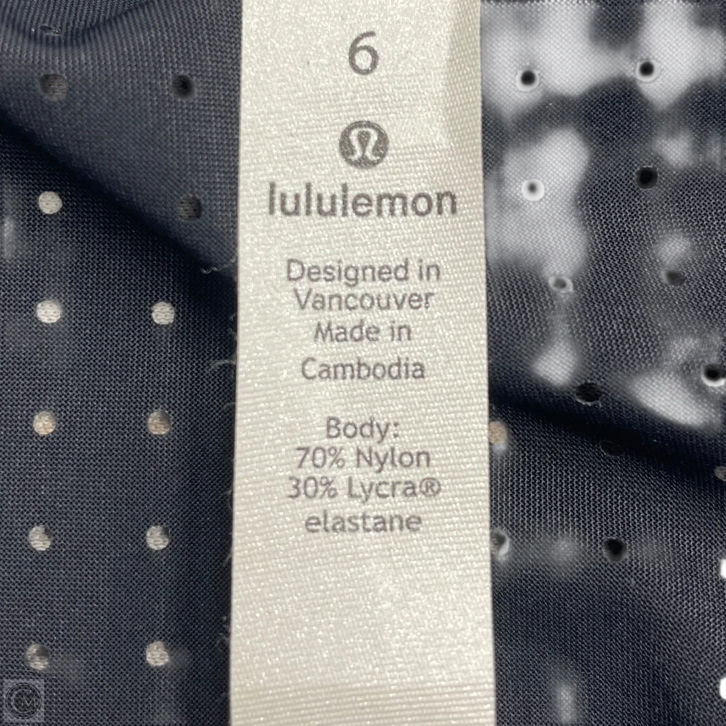 Athletic Tank Top By Lululemon In Black, Size: S