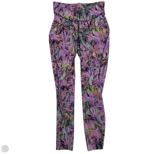 Athletic Leggings By Lululemon In Multi-colored, Size: S