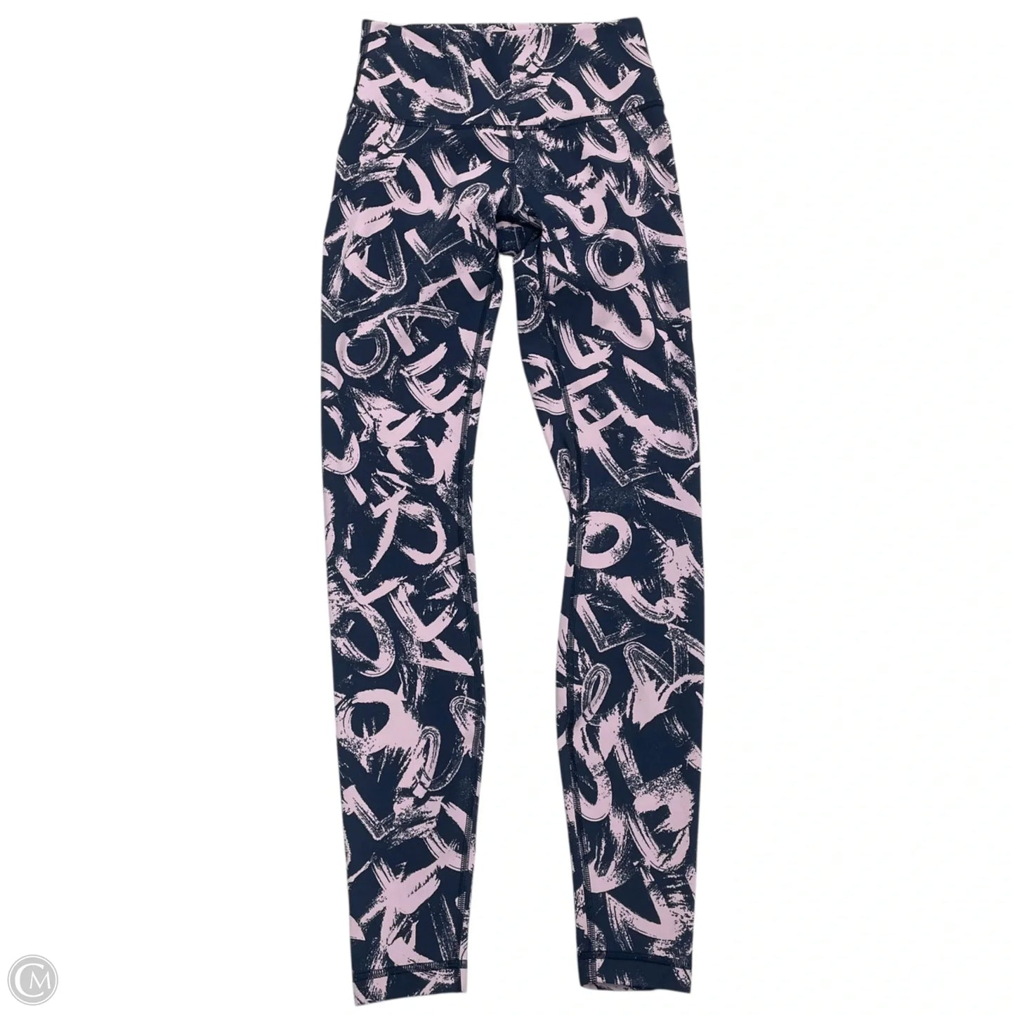 Athletic Leggings By Lululemon In Blue & Purple, Size: S