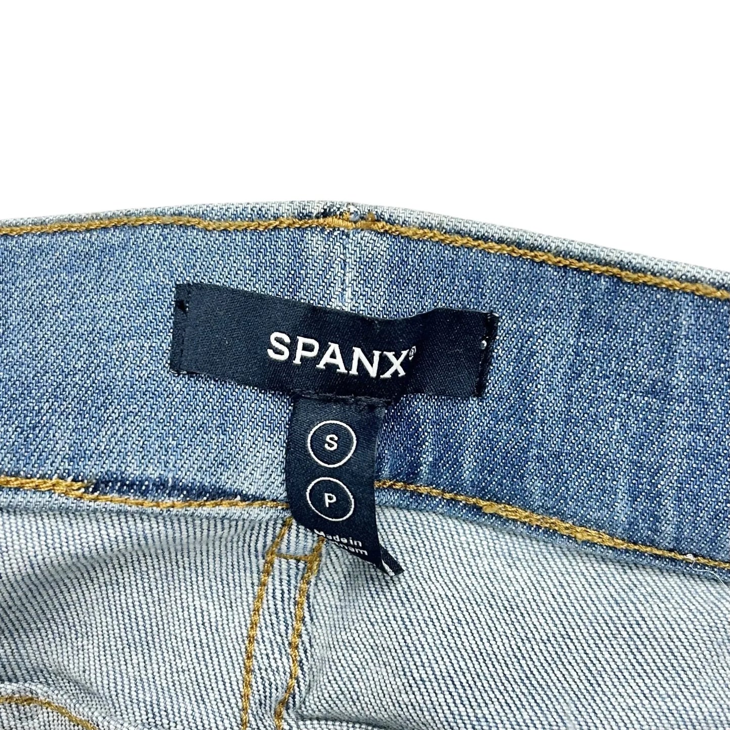 Jeans Wide Leg By Spanx In Blue Denim, Size: 2