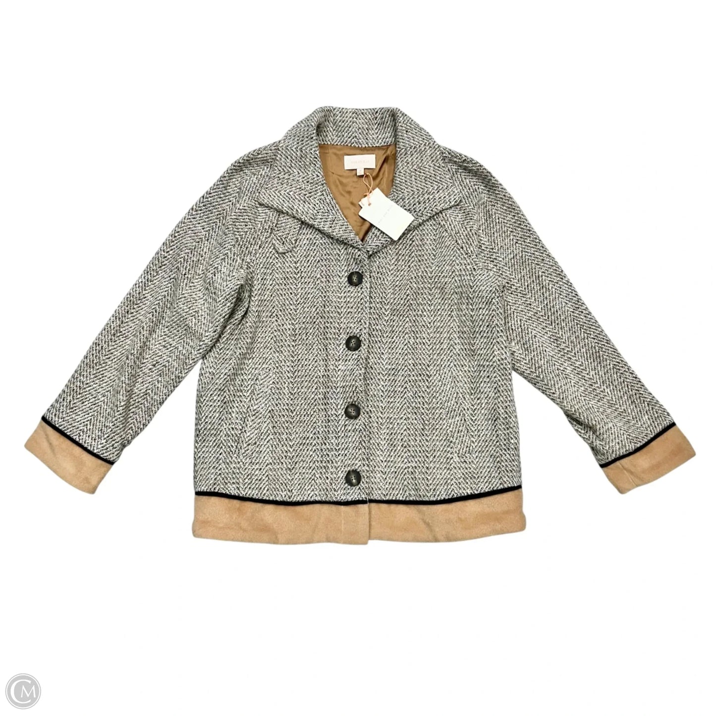 Blazer By Skies Are Blue In Tan, Size: M