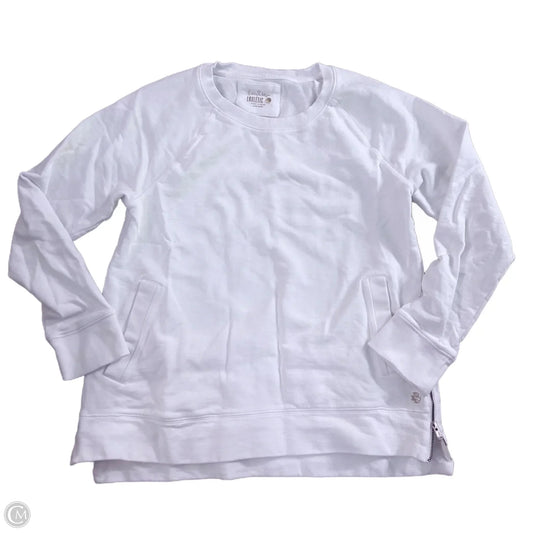 Sweatshirt Designer By Lilly Pulitzer In White, Size: L