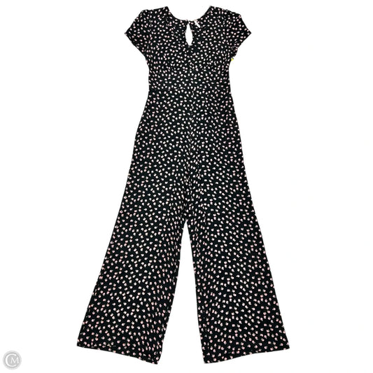Jumpsuit By Free People In Black & Pink, Size: S