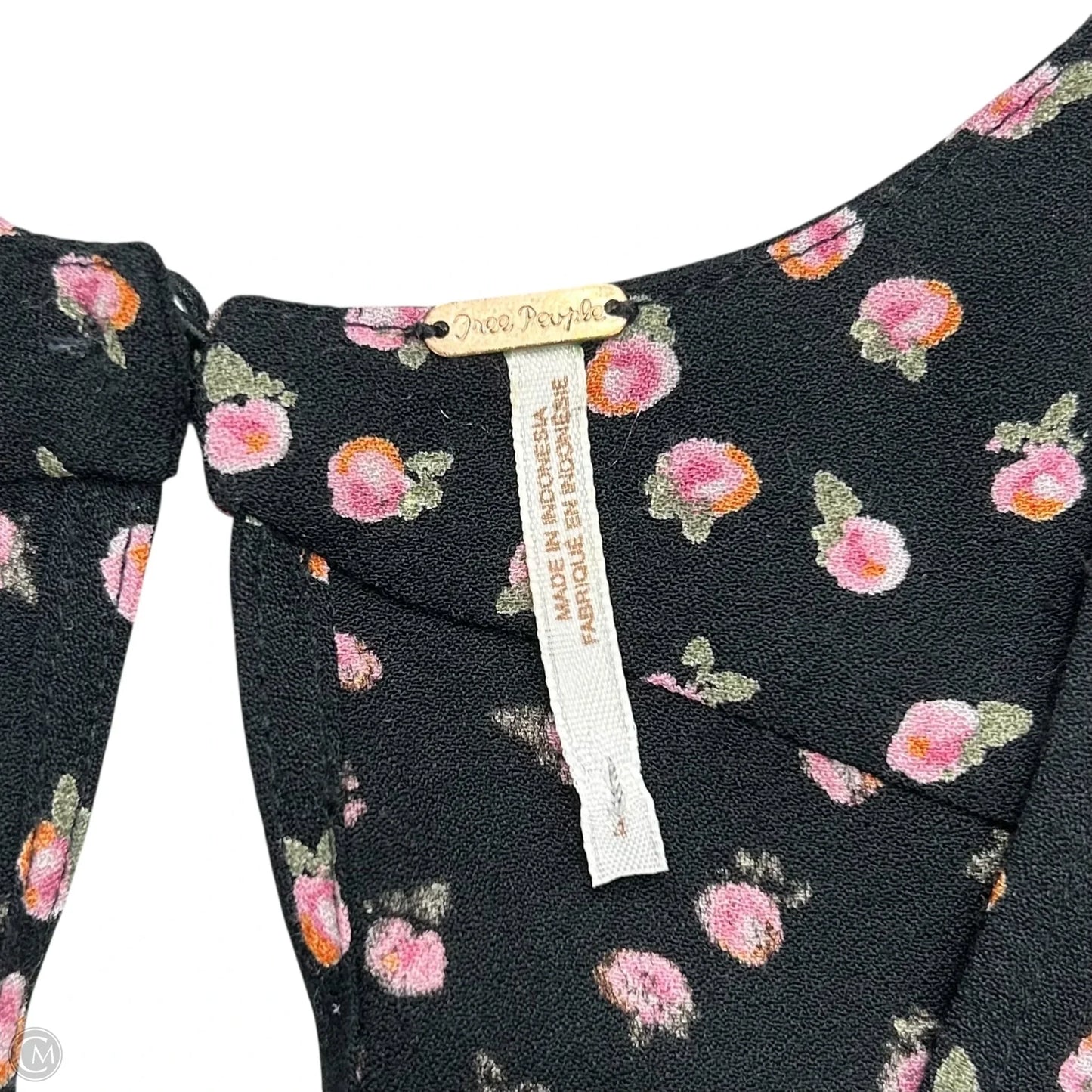 Jumpsuit By Free People In Black & Pink, Size: S