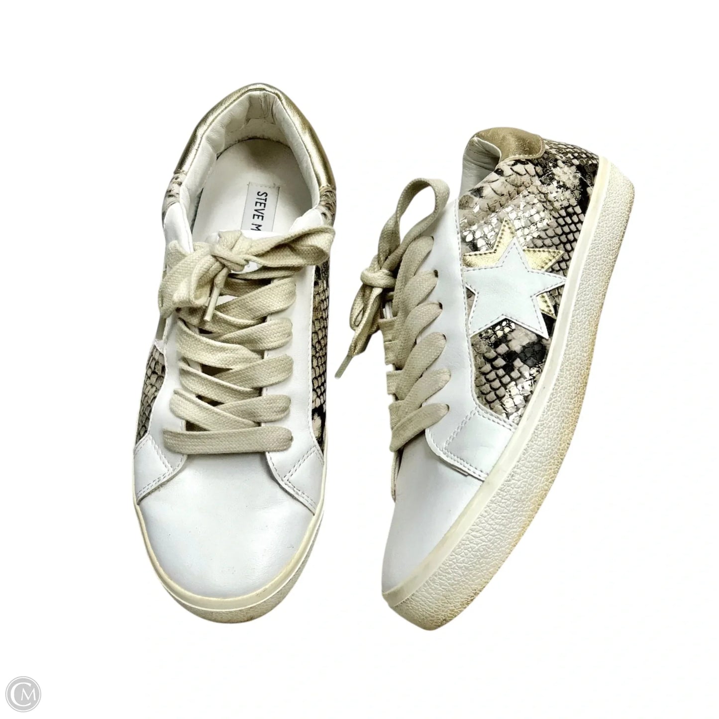 Shoes Sneakers By Steve Madden In Snakeskin Print, Size: 8