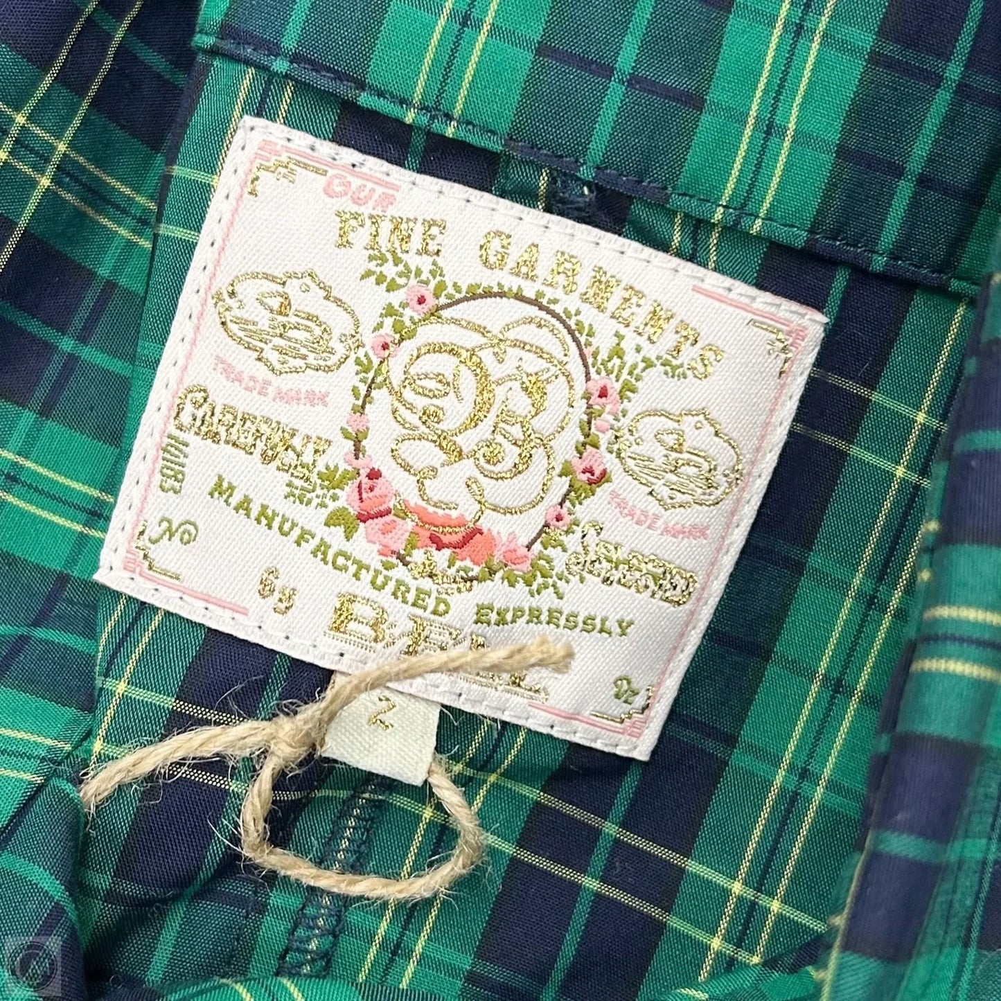 Dress Casual Short By Bell In Blue & Green, Size: Xs