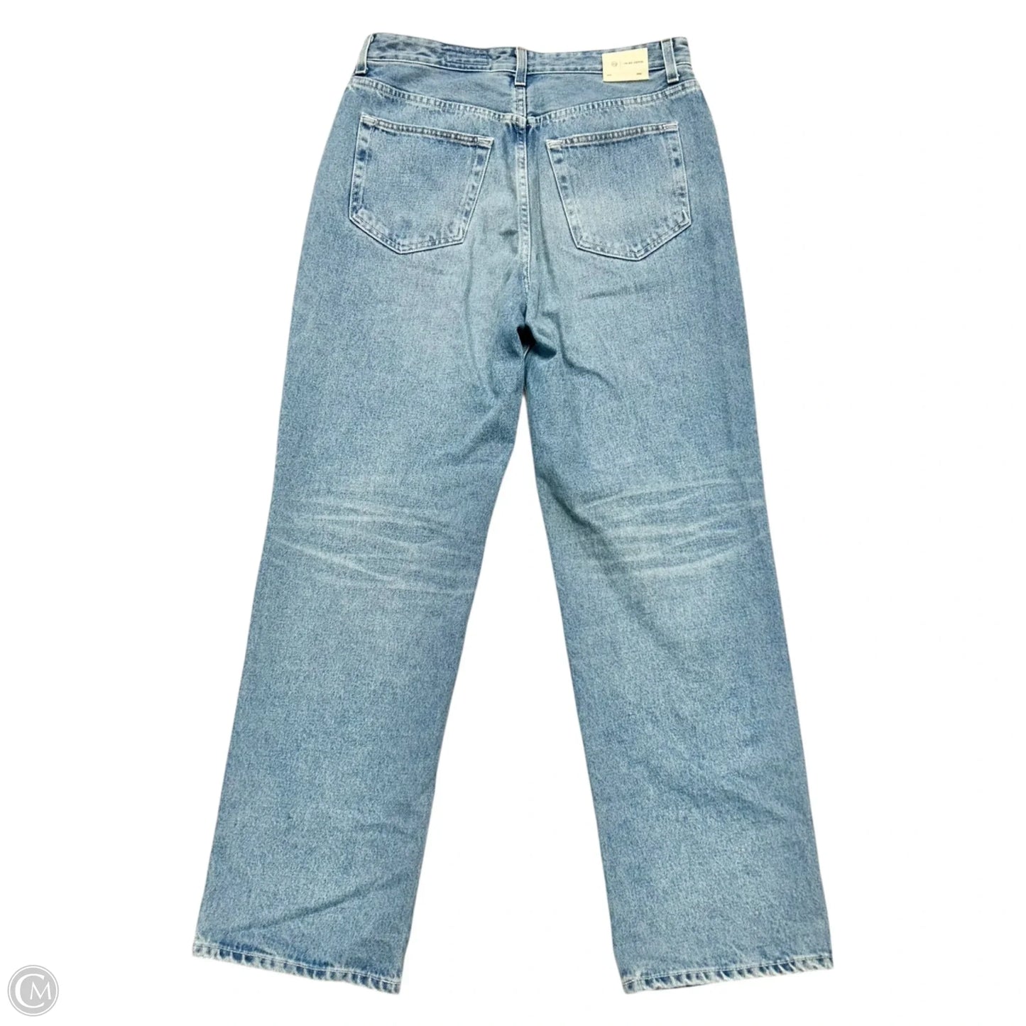 Jeans Straight By Ag Jeans In Blue Denim, Size: 10