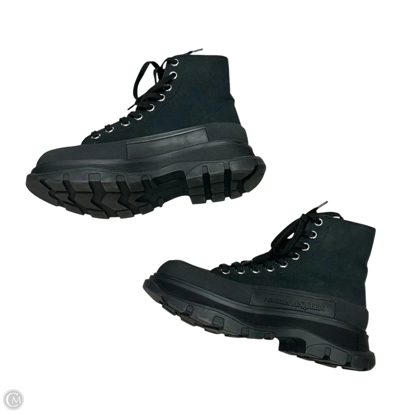 Shoes Luxury Designer By Alexander Mcqueen In Black, Size: 8