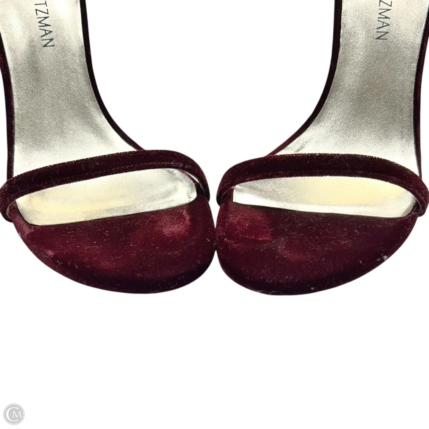 Shoes Designer By Stuart Weitzman In Maroon, Size: 9