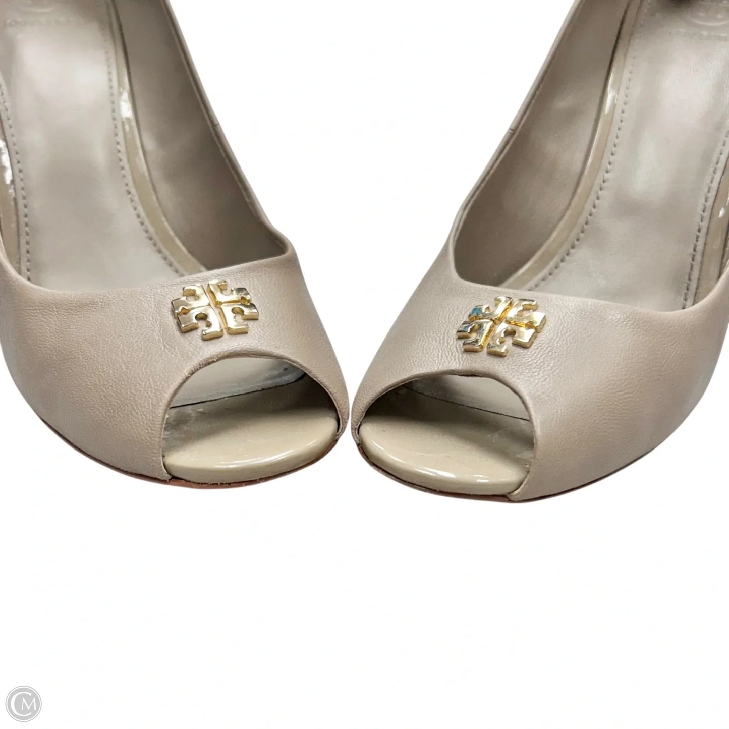 Sandals Designer By Tory Burch In Taupe, Size: 9