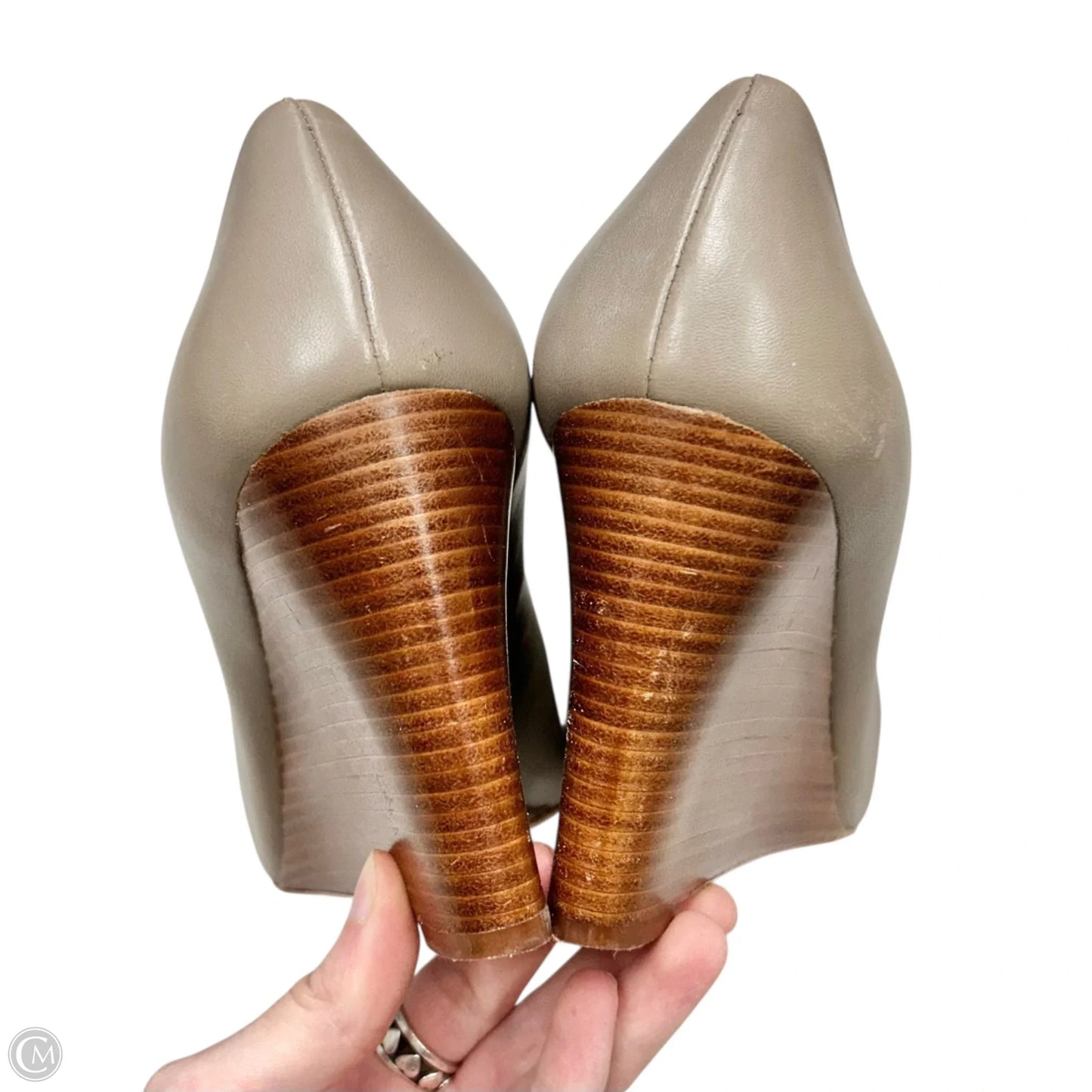 Sandals Designer By Tory Burch In Taupe, Size: 9