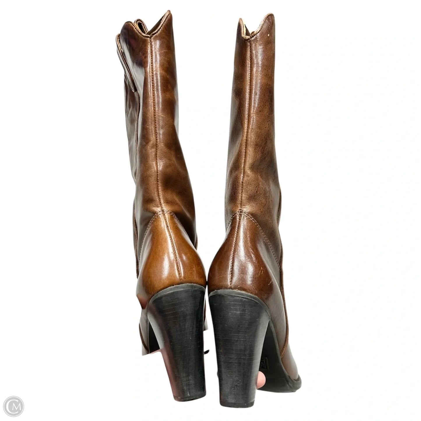 Boots Knee Flats By Mia In Brown, Size: 8.5