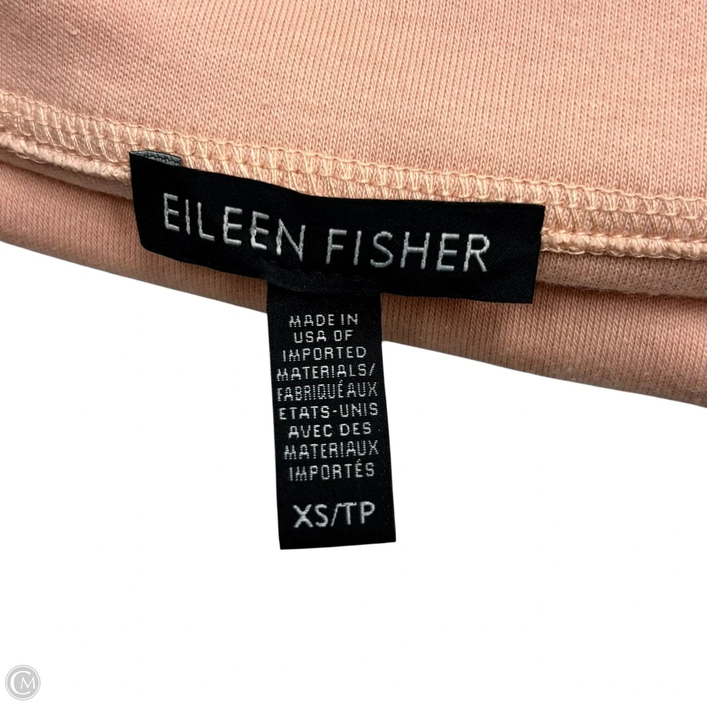 Dress Sweater By Eileen Fisher In Peach, Size: Xs