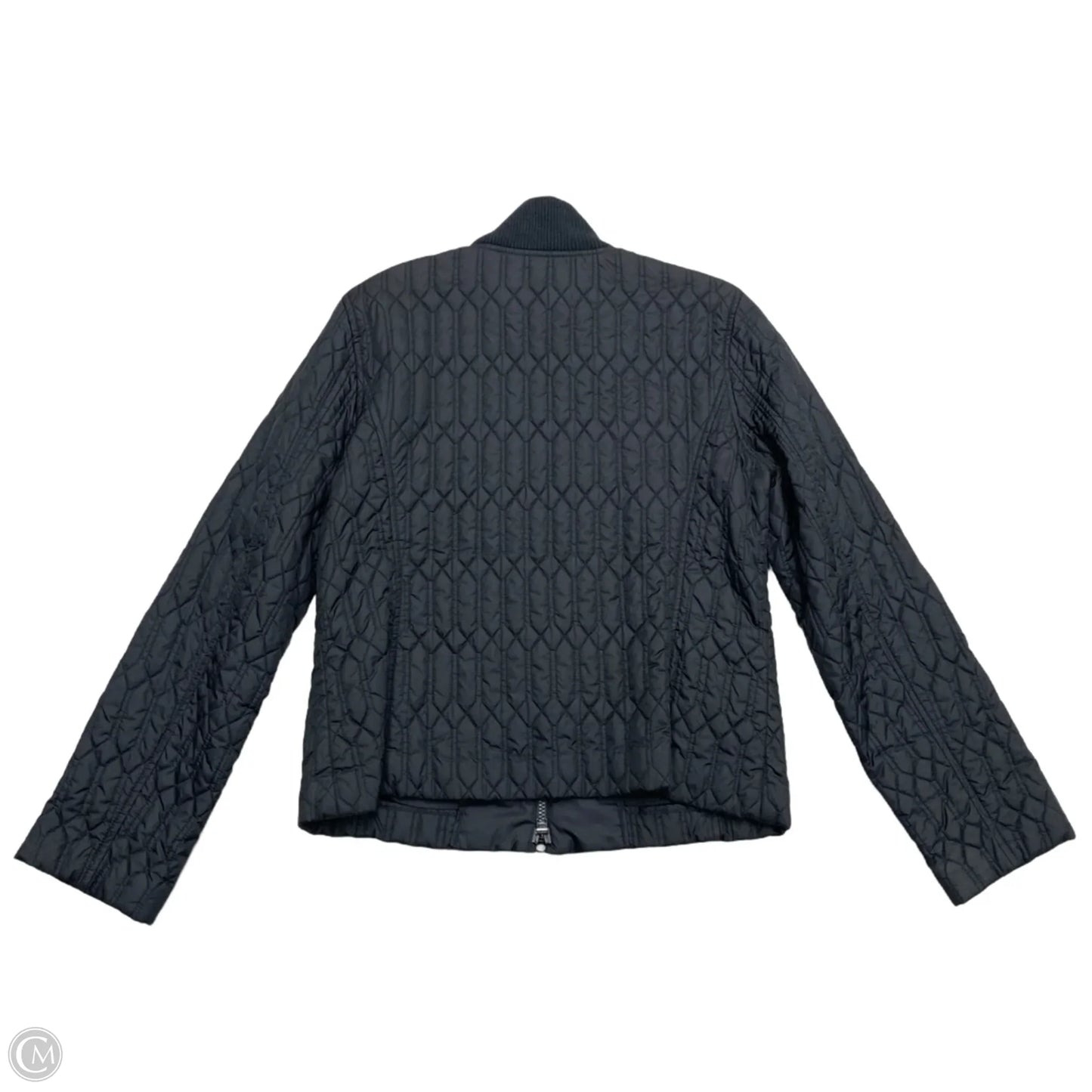 Jacket Puffer & Quilted By Ann Taylor In Black, Size: L