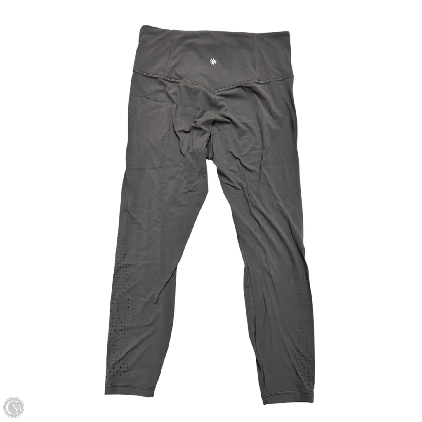 Athletic Leggings By Athleta In Grey, Size: M