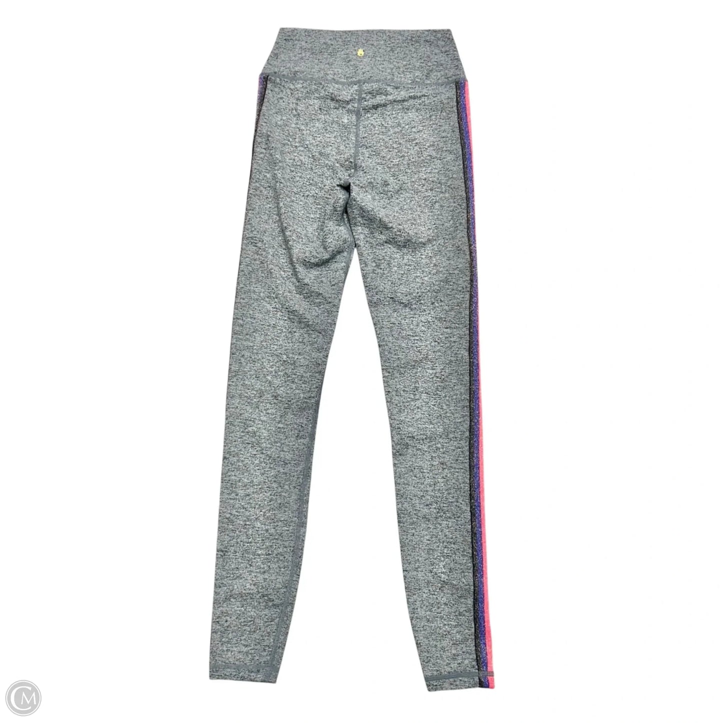 Athletic Leggings By Spiritual Gangster In Grey & Pink, Size: Xs