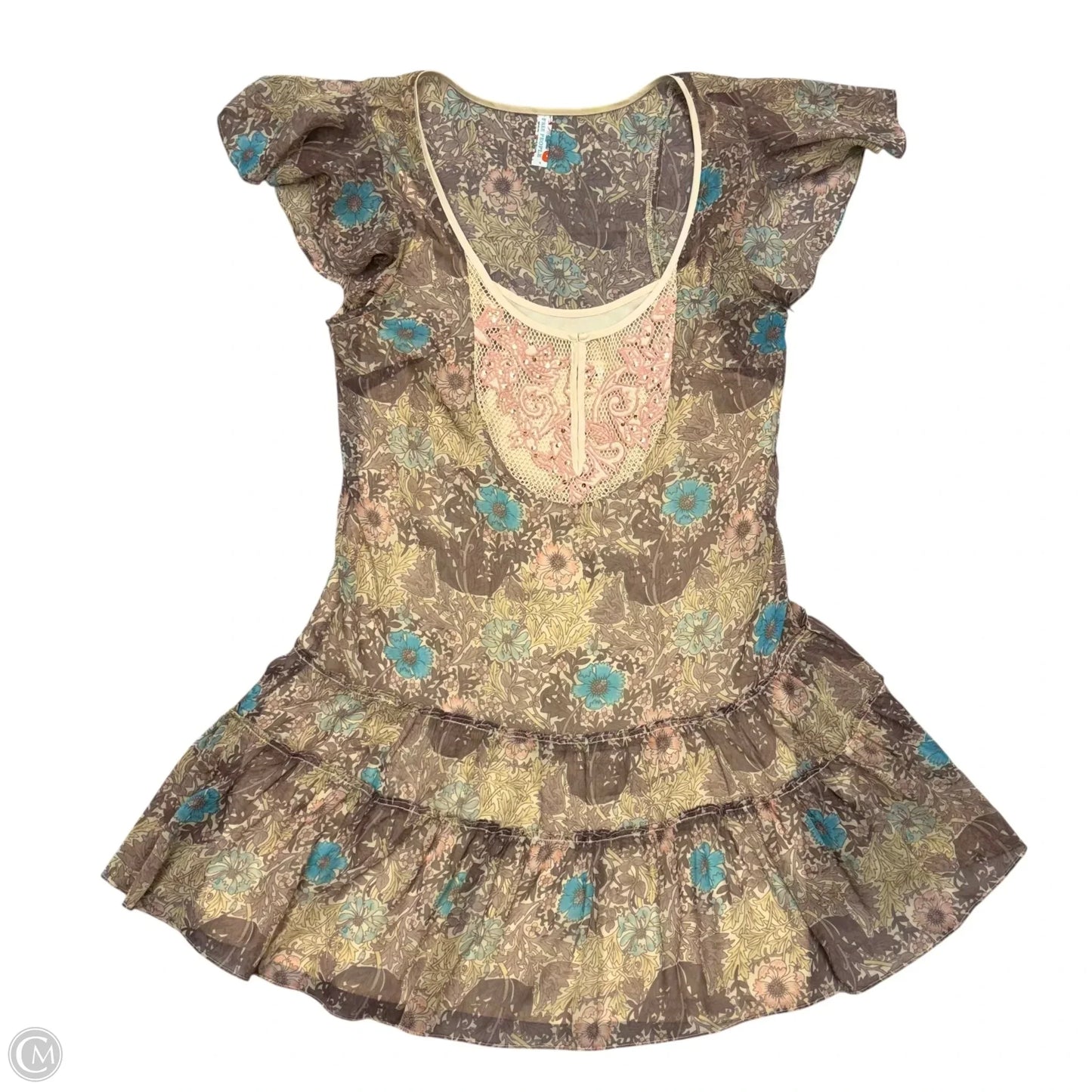 Dress Casual Short By Free People In Brown & Pink, Size: S