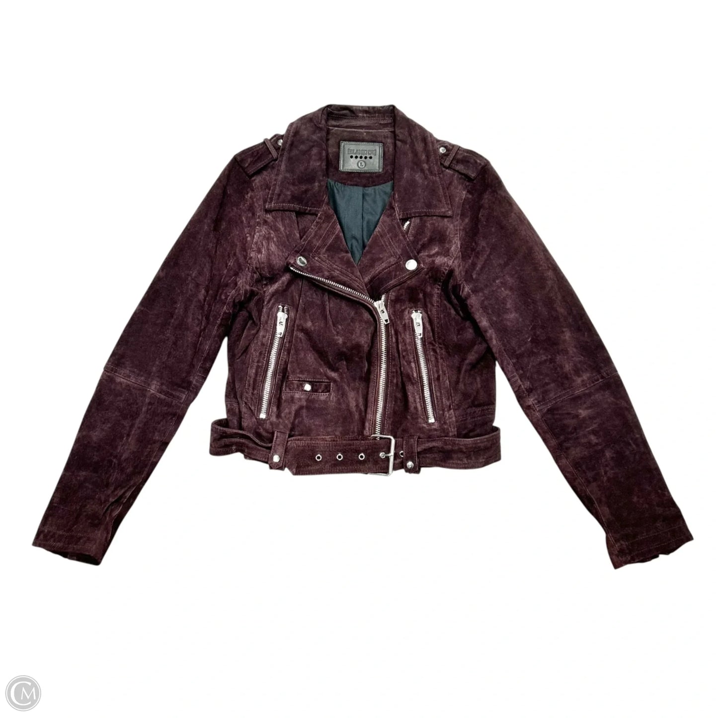 Jacket Leather By Blanknyc In Purple, Size: L
