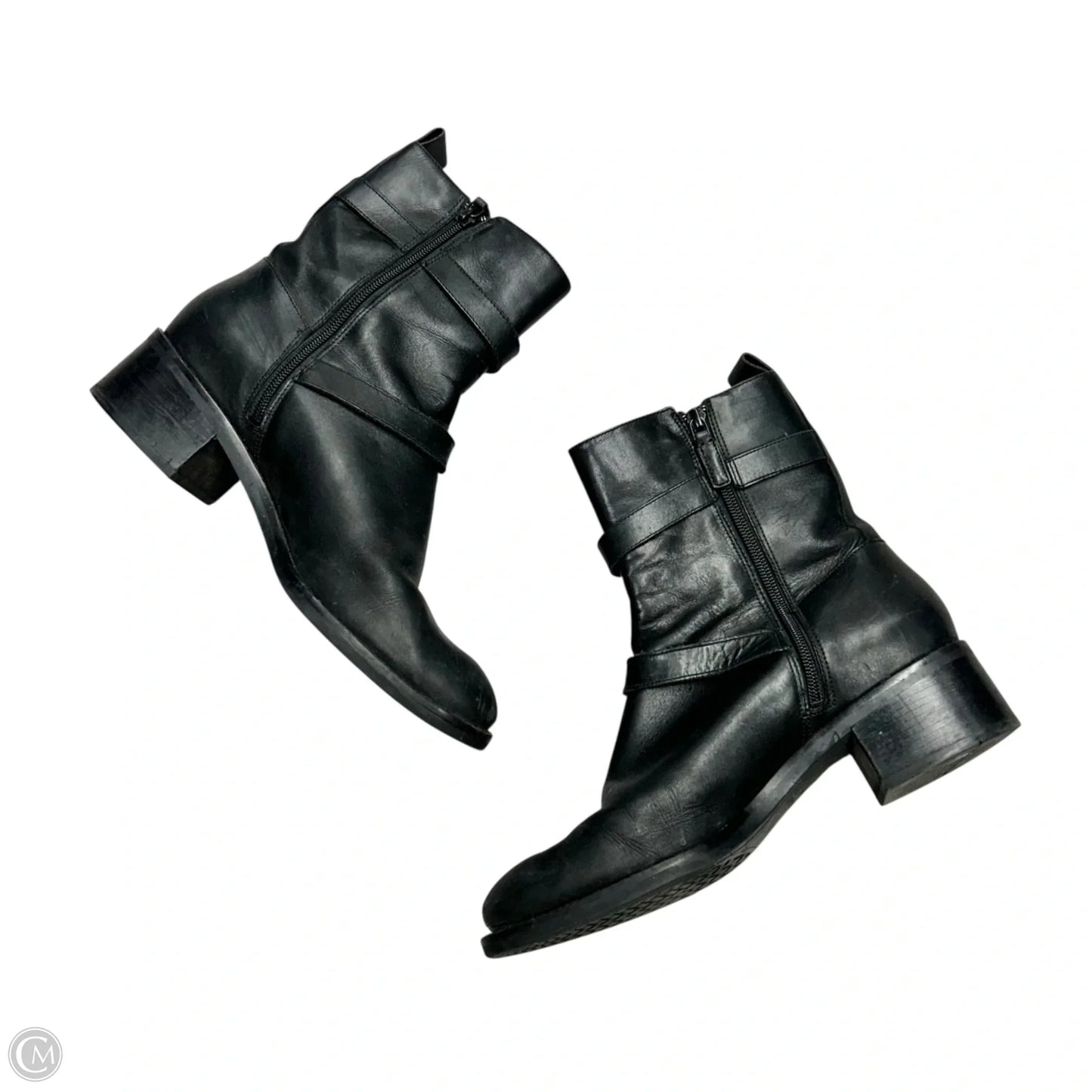 Boots Ankle Flats By Cole-haan In Black, Size: 10