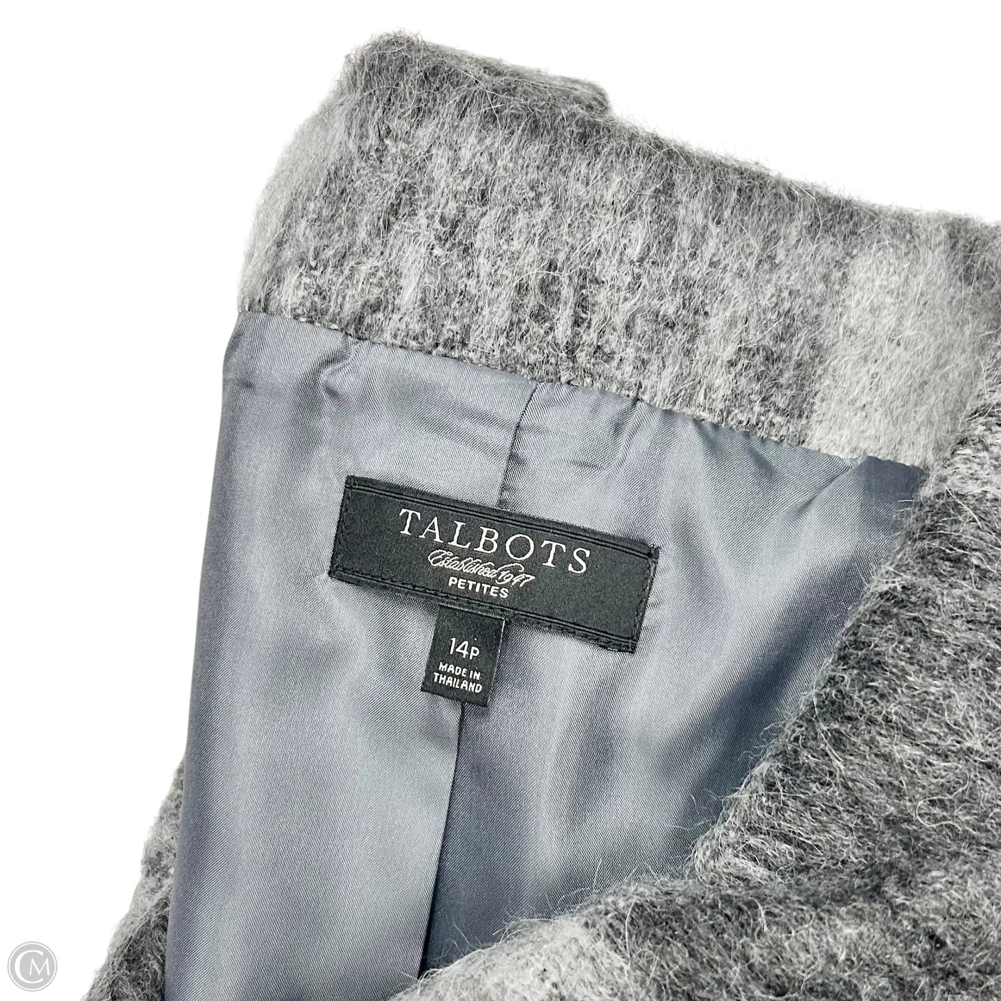 Jacket Other By Talbots In Grey, Size: Xlp