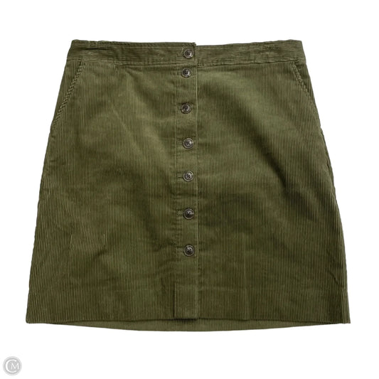 Skirt Mini & Short By Talbots In Green, Size: 12p