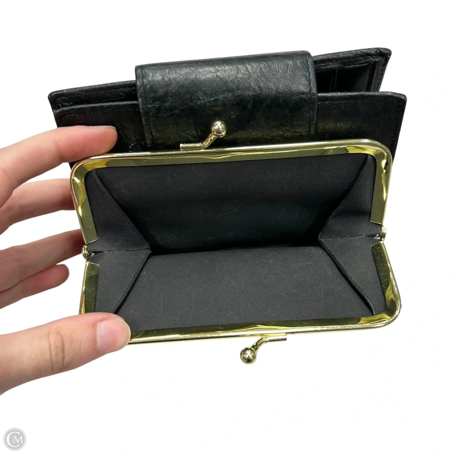 Wallet Leather By Buxton, Size: Medium