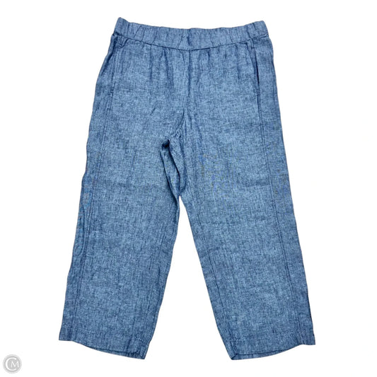 Pants Wide Leg By Pure Jill In Blue, Size: L