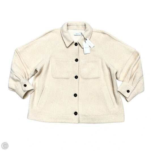Jacket Shirt By Greylin In Cream, Size: Xl