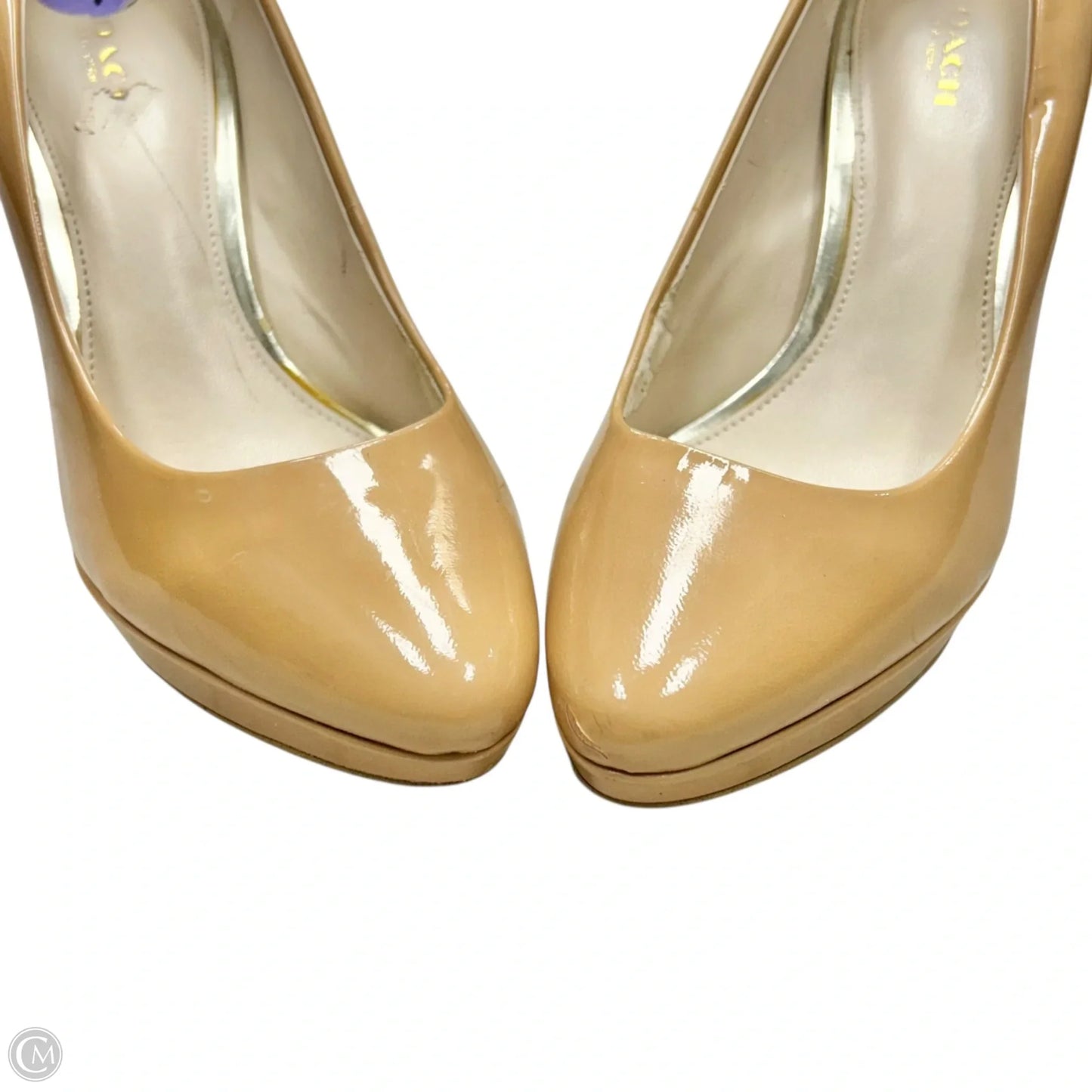 Shoes Designer By Coach In Tan, Size: 7