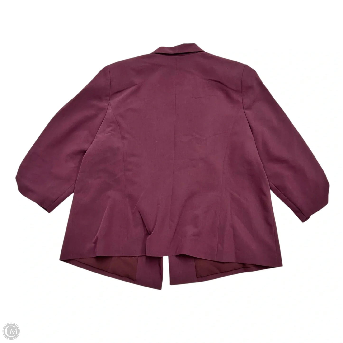 Blazer By Worthington In Maroon, Size: 3x