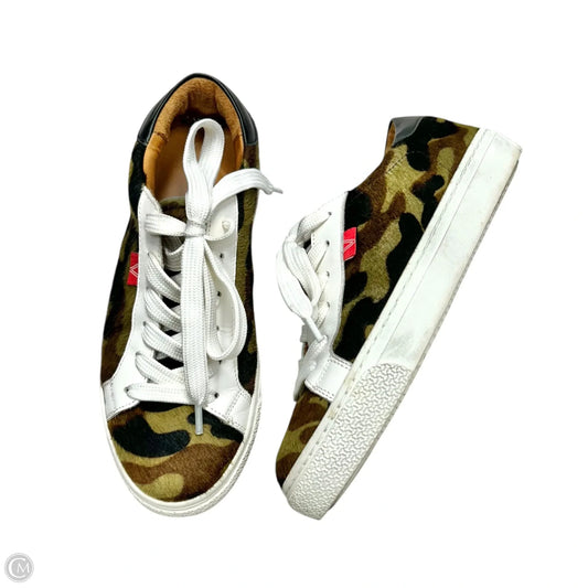 Shoes Sneakers By Veronica Beard In Camouflage Print, Size: 6