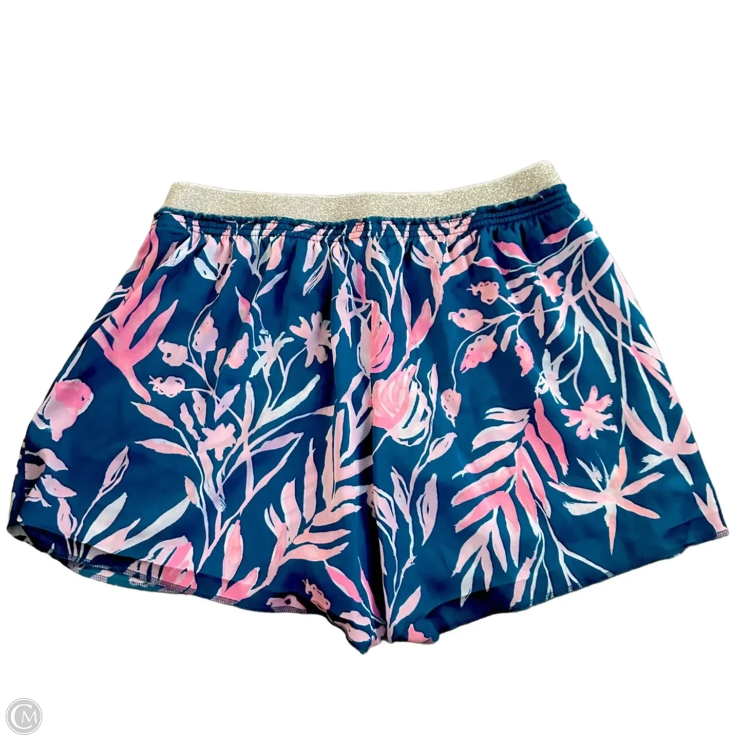 Shorts Designer By Lilly Pulitzer In Blue & Pink, Size: L