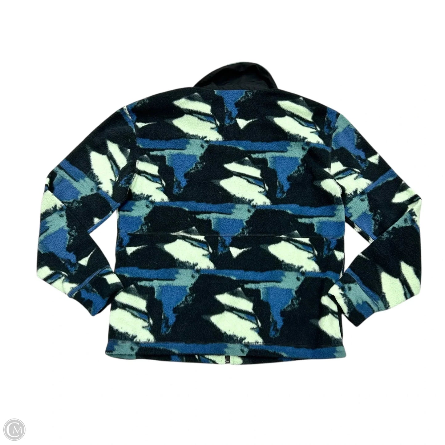Jacket Fleece By The North Face In Black & Blue, Size: S