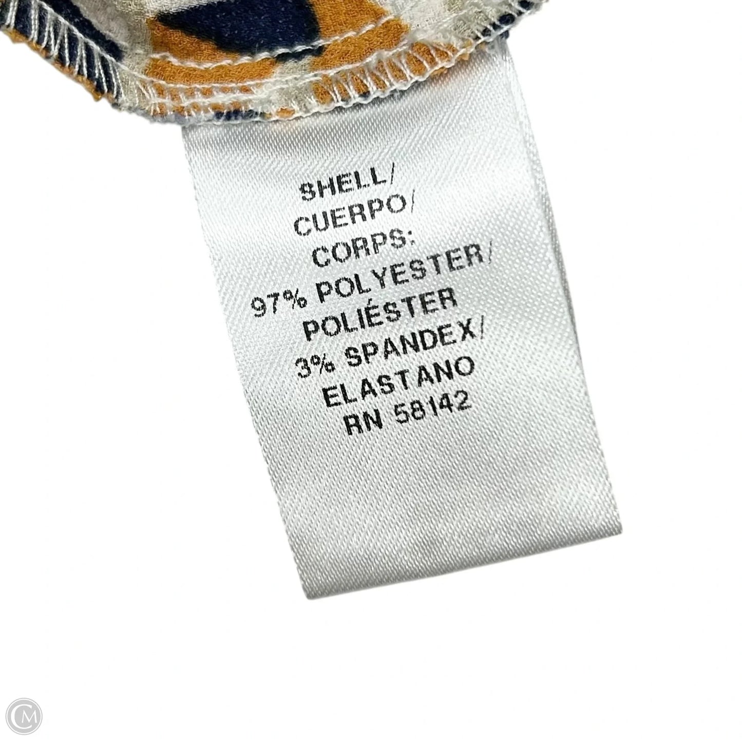 Dress Casual Midi By Maggy London In Blue & Orange, Size: 2x