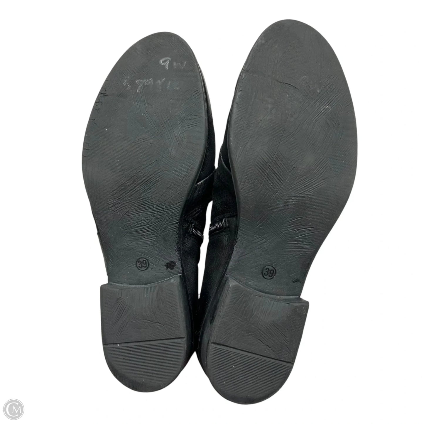 Boots Ankle Heels By Miz Mooz In Black, Size: 8.5