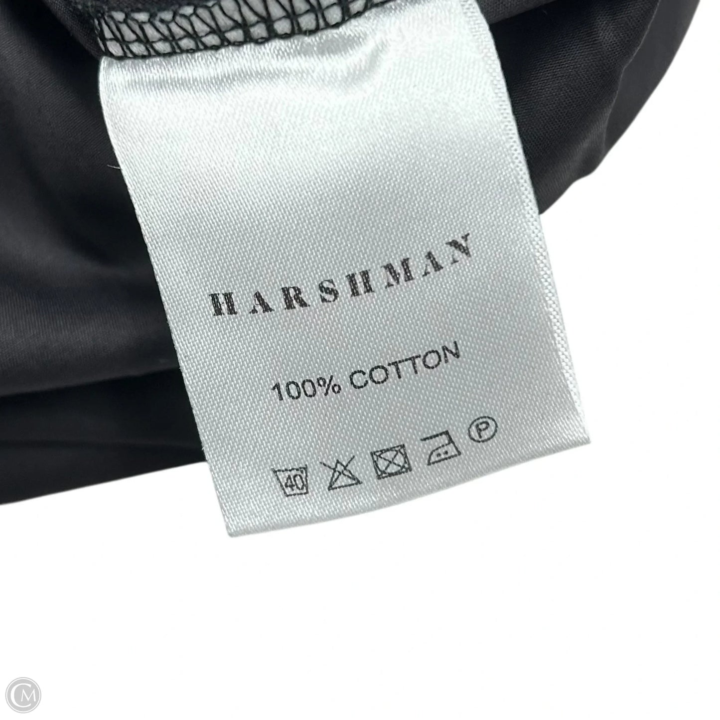 Top Long Sleeve By Harshman In Black, Size: S