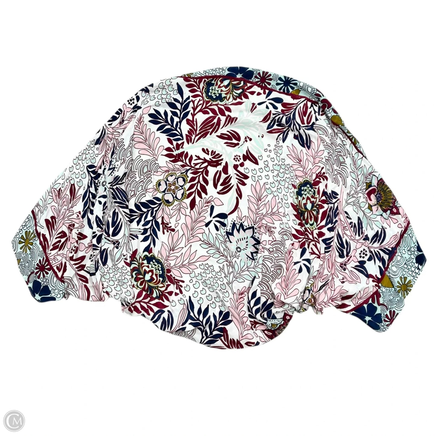 Kimono By Anthropologie In Blue Red & White, Size: Osfm