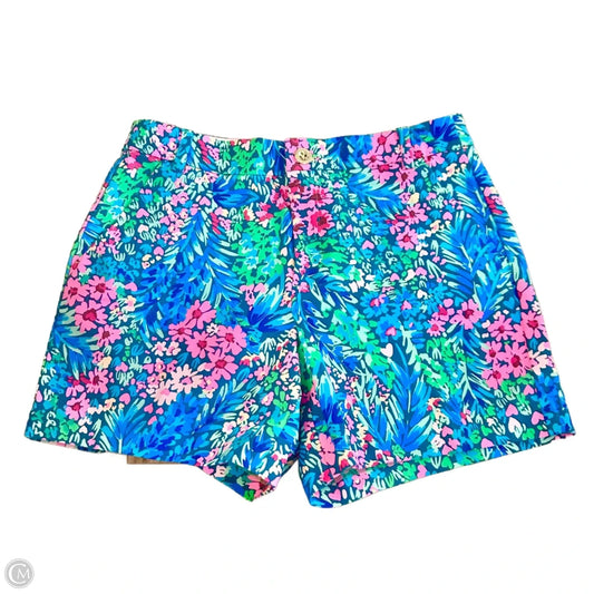 Shorts Designer By Lilly Pulitzer In Blue & Pink, Size: M