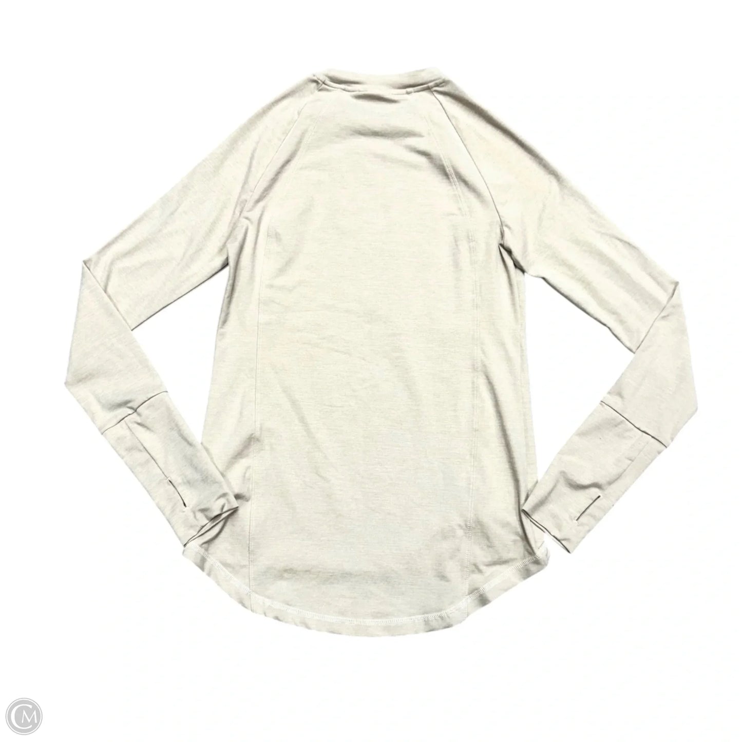 Athletic Top Long Sleeve Crewneck By Varley In Cream, Size: Xs