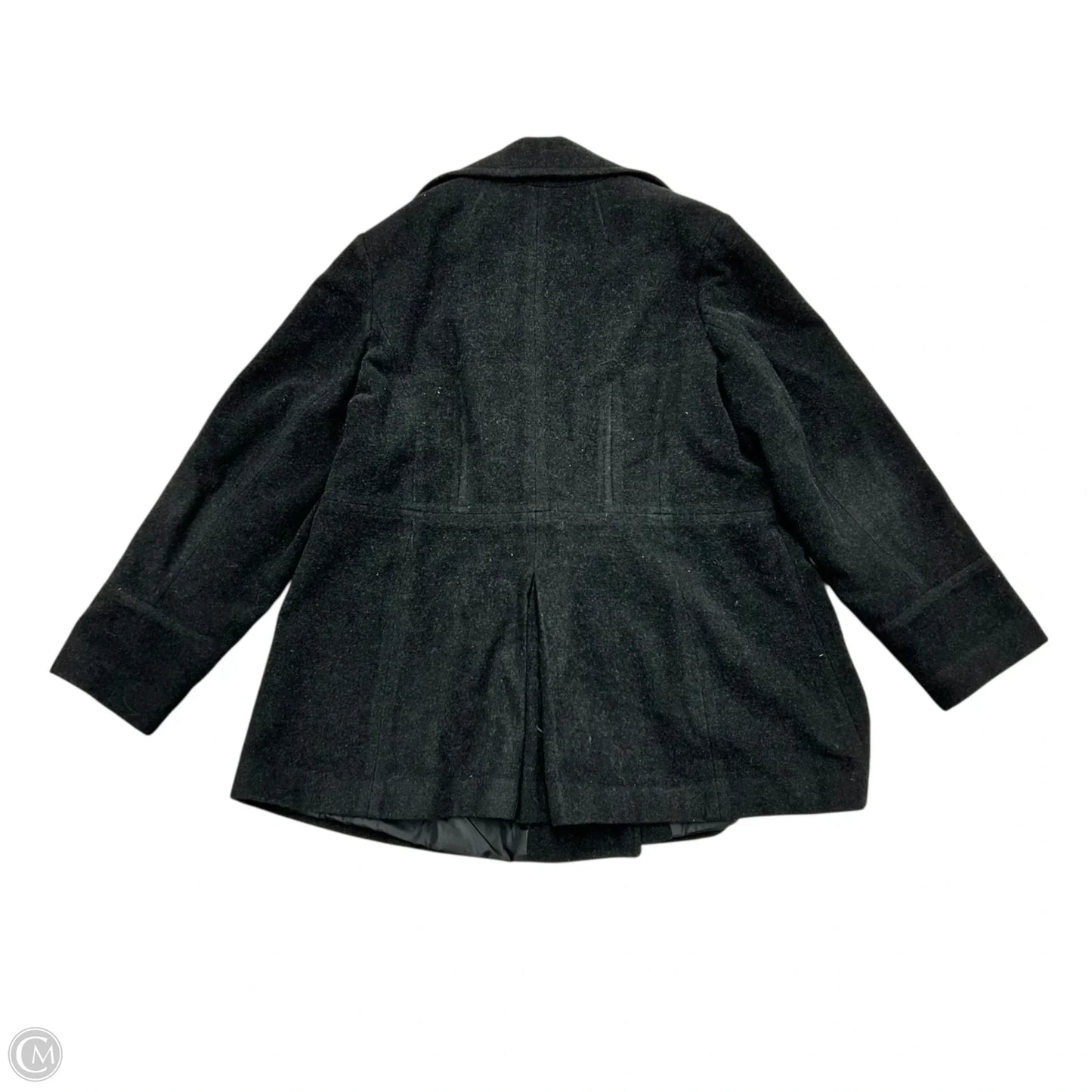Coat Peacoat By London Fog In Black, Size: 1x