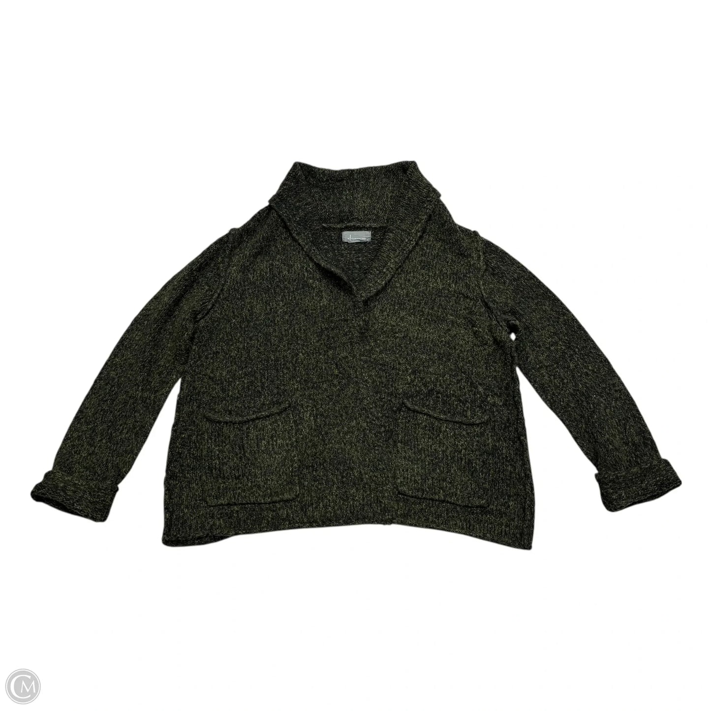 Sweater Cardigan By Anthropologie In Green, Size: S