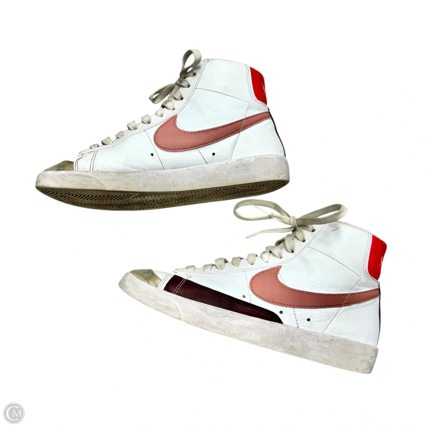 Shoes Sneakers By Nike In Pink & White, Size: 7.5