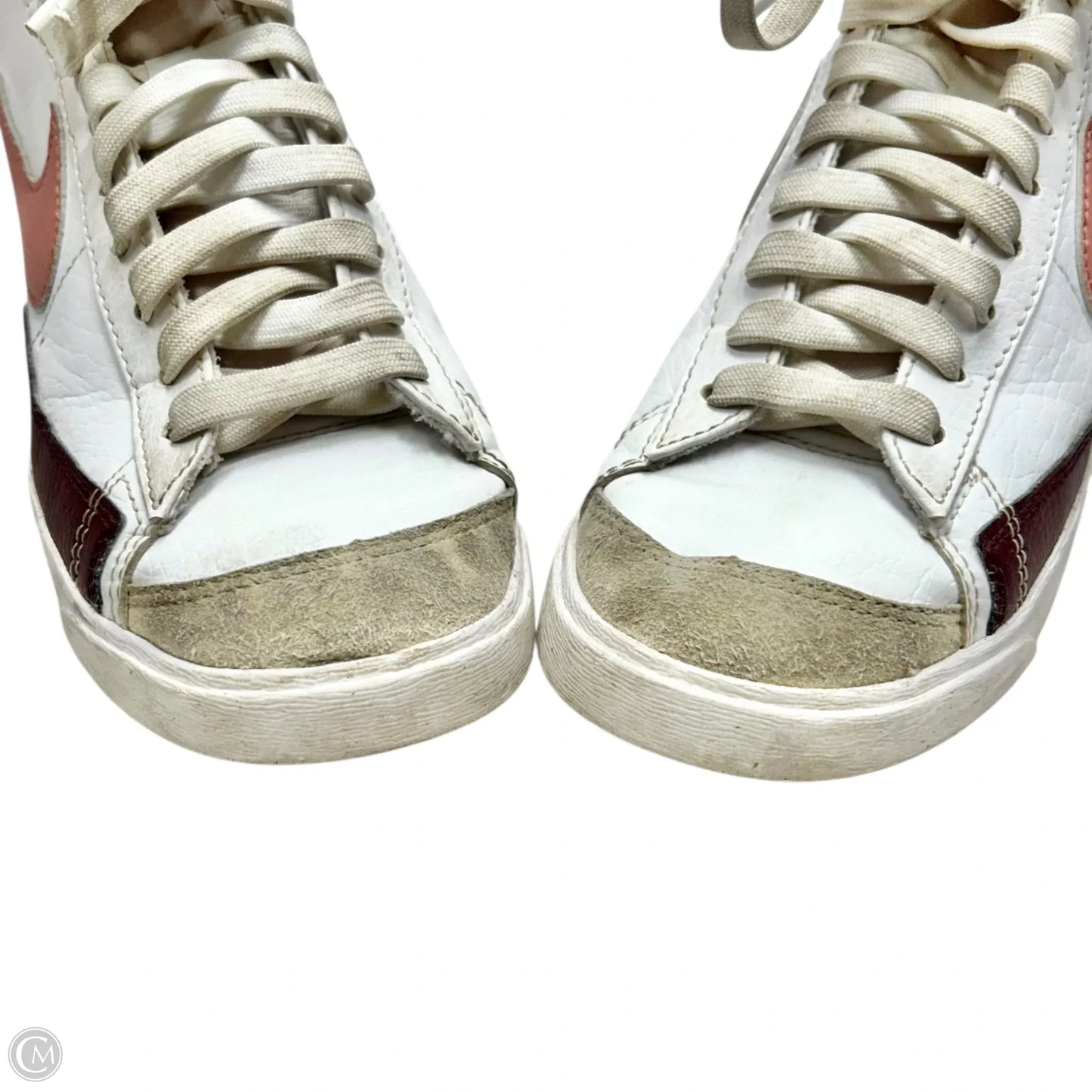 Shoes Sneakers By Nike In Pink & White, Size: 7.5