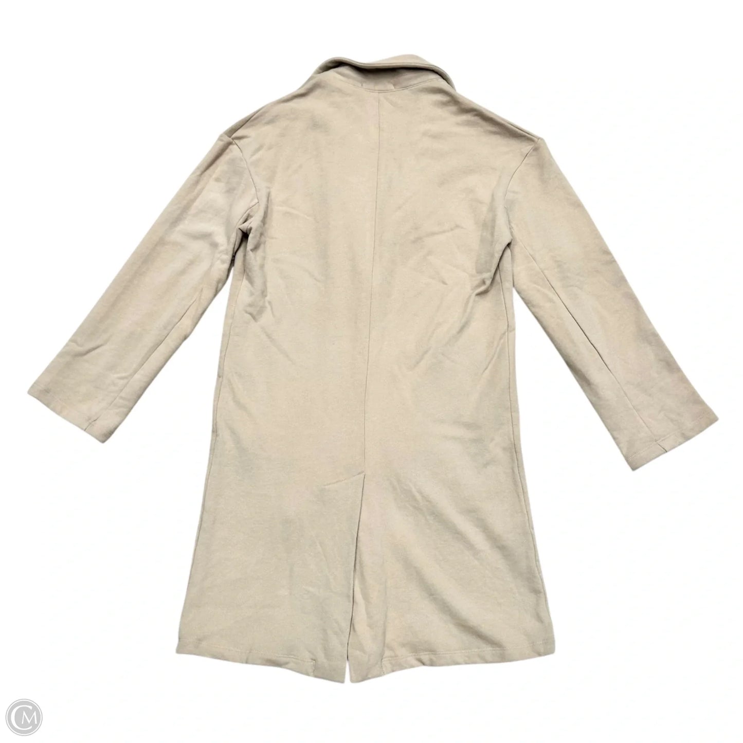Coat Trench Coat By Shore In Tan, Size: Xs