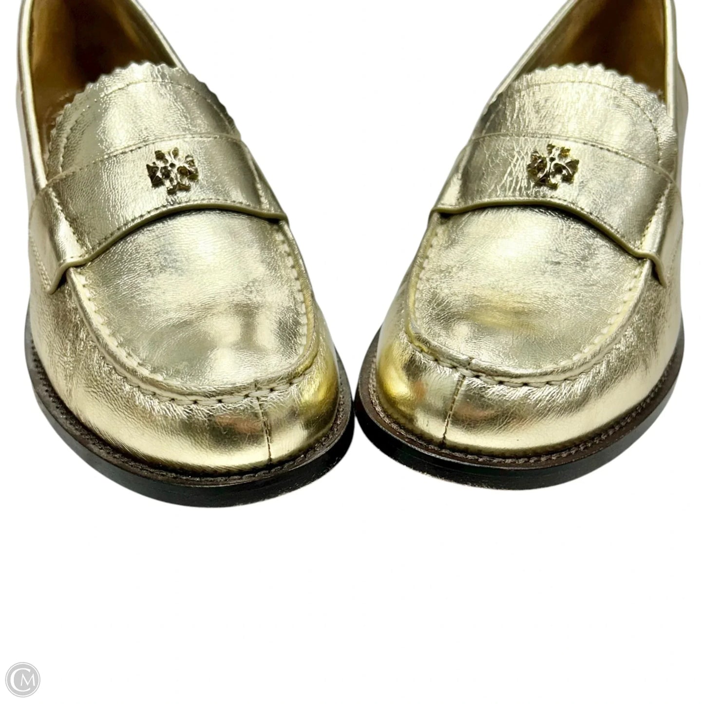Shoes Designer By Tory Burch In Gold, Size: 7.5