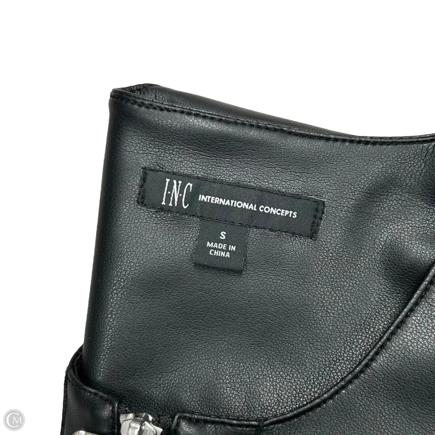 Jacket Moto By Inc In Black, Size: S