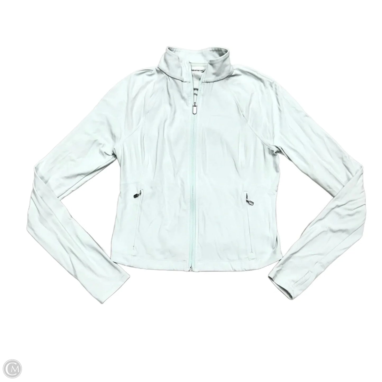 Athletic Jacket By Athleta In Pale Blue, Size: M