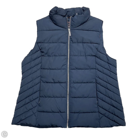 Vest Puffer & Quilted By Tommy Hilfiger In Navy, Size: Xl