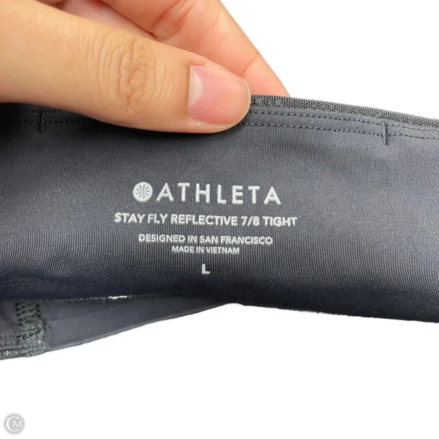 Athletic Leggings By Athleta In Black, Size: L