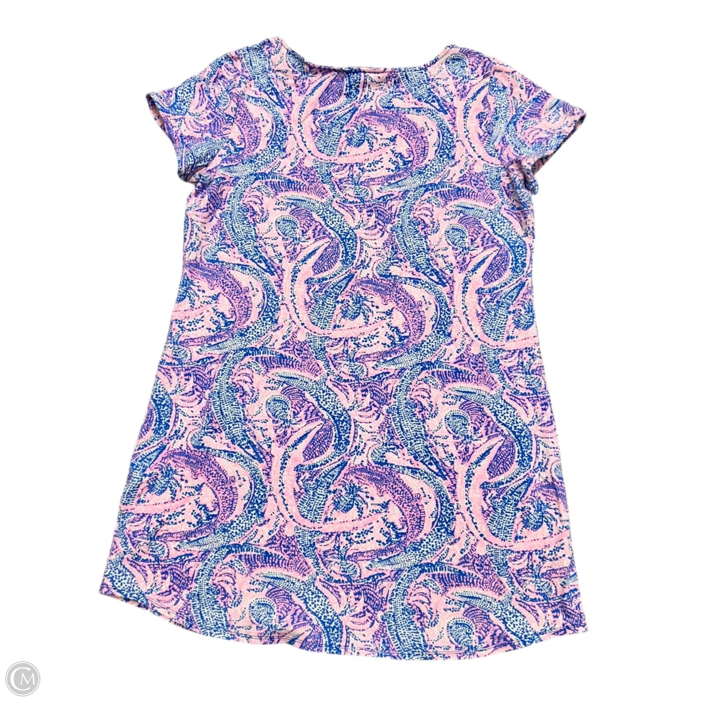 Dress Designer By Lilly Pulitzer In Blue & Pink, Size: Xl
